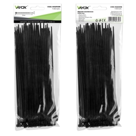 Vezica PVC 4,5x250mm crna 100 komada u pakiranju VOZ-45250B