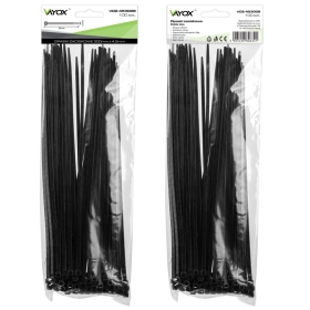 Vezica PVC 4,5x300mm crna 100 komada u pakiranju VOZ-45300B