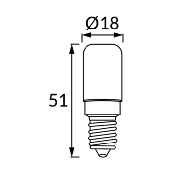 Žarulja LED 3W E14 4000K 260lm SMD diode MILKY 04548