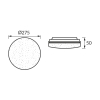 Stropna svjetiljka 18W 4000K 1520lm fi275mm MOLI okrugla 04894