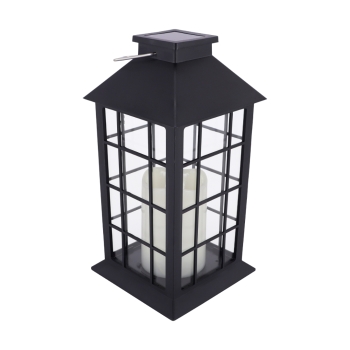 Solarna LED vrtna svjetiljka 0,1W 3000K 275x140x140mm crna 05041