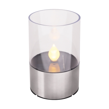 Solarna LED svjetiljka 0,06W 2700K 115x75x75mm inox 05048