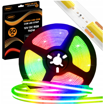 RGB Neon COB LED traka 12V 450D 15W/m IP20 50m BGPL 50XTB-50M-12V-750W-RGB