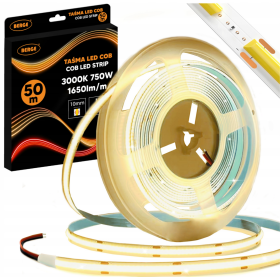 COB Neon LED traka 12V 528D 15W/m IP20 1650lm 50m topla boja BGPL 50XTB-50M-12V-750W-WW