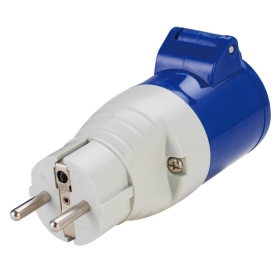 CEE/Uni-Schuko adapter za kampiranje, 16A, IP44 DPM ADK001