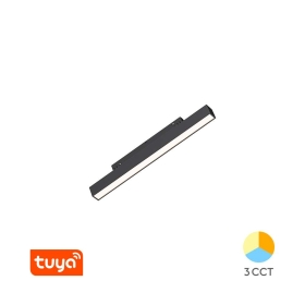 Linearna magnetska svjetiljka 10W 3CCT 600lm 48VDC TUYA 22x45x303mm IP20 M20 crna BRAYTRON BD60-00391