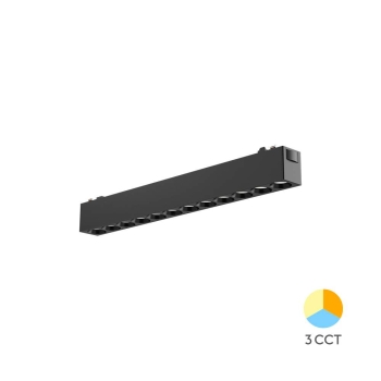 Linearna magnetska svjetiljka 12W 3CCT 1020lm 48VDC 22x28x240mm IP20 S20B crna BRAYTRON BD60-21281