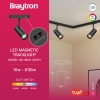 Magnetska svjetiljka 10W 3CCT 810lm fi45 48VDC TUYA IP20 M20 crna BRAYTRON BD61-00291