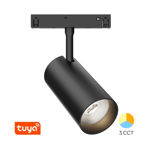 Magnetska svjetiljka 18W 3CCT 1580lm fi60 48VDC TUYA IP20 M20 crna BRAYTRON BD61-00391