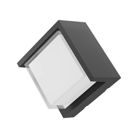 Zidna svjetiljka 15W 3CCT 1450lm 160x160mm IP65 kvadratna crna BRAYTRON BG38-01182