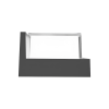 Zidna svjetiljka 15W 3CCT 1450lm 160x160mm IP65 kvadratna crna BRAYTRON BG38-01182