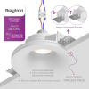 Kućište za GU10 žarulju max 35W fi130 IP20 okruglo bijelo za šuplji zid BRAYTRON BH03-00200 Kućište za GU10 žarulju max 35W fi130 IP20 okruglo bijelo za šuplji zid BRAYTRON BH03-00200