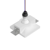Kućište za GU10 žarulju max 35W 120x45x120mm IP20 kvadratno bijelo za šuplji zid BRAYTRON BH03-00210 Kućište za GU10 žarulju max 35W 120x45x120mm IP20 kvadratno bijelo za šuplji zid BRAYTRON BH03-00210