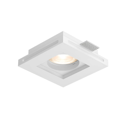 Kućište za GU10 žarulju max 35W 100x30x100mm IP20 kvadratno bijelo za šuplji zid BRAYTRON BH03-00270