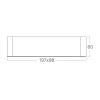 Stropna svjetiljka 2x10W 3CCT 1800lm 197x98mm IP20 pravokutna crna BRAYTRON BH04-00061 Stropna svjetiljka 2x10W 3CCT 1800lm 197x98mm IP20 pravokutna crna BRAYTRON BH04-00061