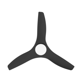 Ventilator stropni sa osvjetljenjem 24+35W 3CCT 2280lm fi1320mm IP20 sa daljinskim upravljačem crni BRAYTRON BH85-00201