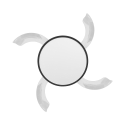 Ventilator stropni sa osvjetljenjem 32+30W 3CCT 2600lm fi1060mm IP20 dimabilna sa daljinskim upravljačem crni BRAYTRON  BH85-00301