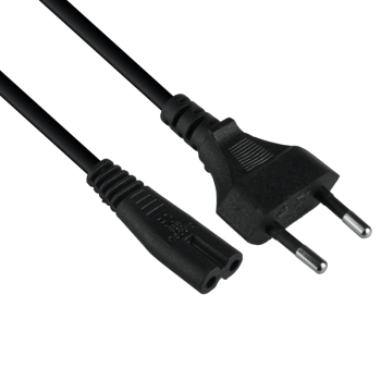 Kabel za napajanje RTV i SAT uređaja crni, 1,5m DPM BMEN40