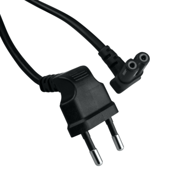 Kabel za napajanje RTV i SAT uređaja kutni, crni, 2m DPM BMEN45