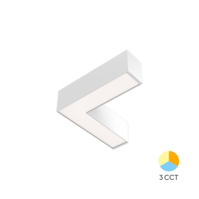 Konektor L za linearnu svjetiljku 12W 3CCT 1440lm 235x235mm IP20 bijela ALINE BRAYTRON BN01-97080