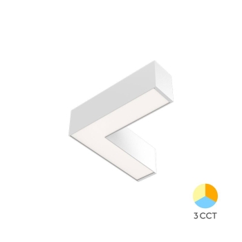 Konektor L za linearnu svjetiljku 12W 3CCT 1440lm 235x235mm IP20 bijela ALINE BRAYTRON BN01-97080