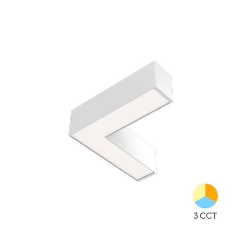 Konektor L za linearnu svjetiljku 12W 3CCT 1440lm 235x235mm IP20 bijela ALINE BRAYTRON BN01-97080