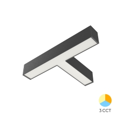 Konektor T za linearnu svjetiljku 10W 3CCT 1200lm 415x235mm IP20 crna ALINE BRAYTRON BN01-97181