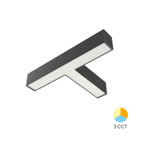 Konektor T za linearnu svjetiljku 10W 3CCT 1200lm 415x235mm IP20 crna ALINE BRAYTRON BN01-97181