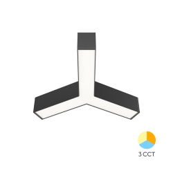 Konektor Y za linearnu svjetiljku 19W 3CCT 2280lm 390x340mm IP20 crna ALINE BRAYTRON BN01-97481