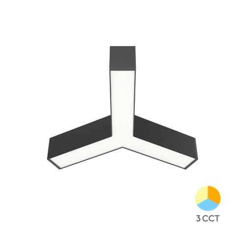 Konektor Y za linearnu svjetiljku 19W 3CCT 2280lm 390x340mm IP20 crna ALINE BRAYTRON BN01-97481