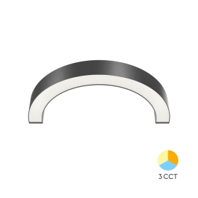 Konektor 1/2 kružni za linearnu svjetiljku 30W 3CCT 3600lm fi560mm IP20 crna ALINE BRAYTRON BN01-97681