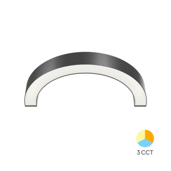 Konektor 1/2 kružni za linearnu svjetiljku 30W 3CCT 3600lm fi560mm IP20 crna ALINE BRAYTRON BN01-97681