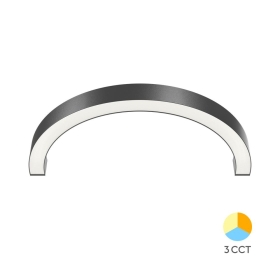 Konektor 1/2 kružni za linearnu svjetiljku 42W 3CCT 5040lm fi800mm IP20 crna ALINE BRAYTRON BN01-97781