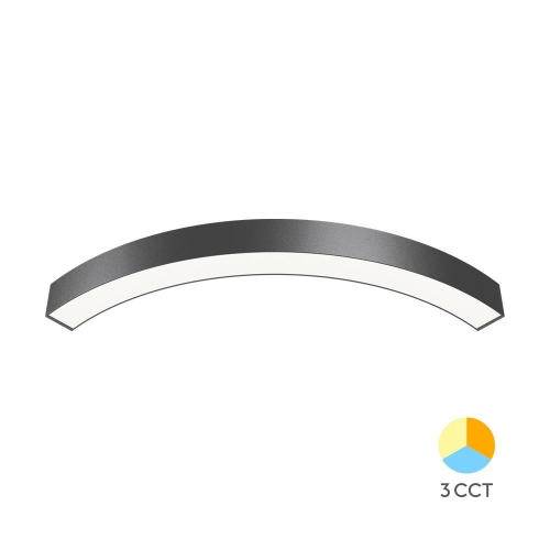 Konektor 1/4 kružni za linearnu svjetiljku 30W 3CCT 3600lm fi1060mm IP20 crna ALINE BRAYTRON BN01-98281