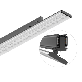 Linearna svjetiljka 30W 4000K 5000lm 600mm IP20 promjenjiva vataža crna SLINE BRAYTRON BN03-00611