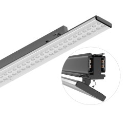 Linearna svjetiljka 50W 4000K 8300lm 1200mm IP20 promjenjiva vataža crna SLINE BRAYTRON BN03-00711
