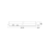 Linearna svjetiljka 4W 3CCT 500lm 325mm IP20 nizajuća bijela BRAYTRON BN10-00180 Linearna svjetiljka 4W 3CCT 500lm 325mm IP20 nizajuća bijela BRAYTRON BN10-00180
