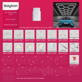 Konektor za napajanje za hexagon LED G1 BRAYTRON BN10-02320