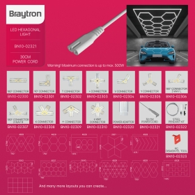 Kabel za napajanje za hexagon LED G1 BRAYTRON BN10-02321