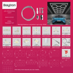 Ovjesni pribor za hexagon LED rasvjetu G1/G2 BRAYTRON BN10-02322