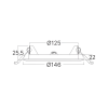 Panel LED 9W 3CCT 790lm IP40 ugradbeni okrugli bijeli BRAYTRON BP01-60980 Panel LED 9W 3CCT 790lm IP40 ugradbeni okrugli bijeli BRAYTRON BP01-60980