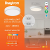 Panel LED 24W 5CCT 2880lm IP40 promjenjiva vataža nadgradni okrugli bijeli BRAYTRON BP03-02480 Panel LED 24W 5CCT 2880lm IP40 promjenjiva vataža nadgradni okrugli bijeli BRAYTRON BP03-02480