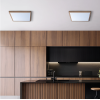 Stropna svjetiljka 36W 3CCT 3960lm 400x400mm IP40 kvadratna imitacija drva BRAYTRON BP07-10487