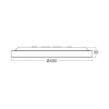 Stropna svjetiljka 35W 5CCT 3200lm fi400mm IP40 okrugla crna 3 GODINE GARANCIJE BRAYTRON BP07-20481