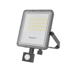 Reflektor LED 20W 3CCT 2200lm IP54 sa PIR senzorom sivi BRAYTRON BT65-22082