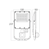 Reflektor LED 20W 3CCT 2200lm IP54 sa PIR senzorom sivi BRAYTRON BT65-22082 Reflektor LED 20W 3CCT 2200lm IP54 sa PIR senzorom sivi BRAYTRON BT65-22082