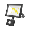 Reflektor LED 30W 3300lm 6500K IP54 sa senzorom crni BRAYTRON BT66-23031
