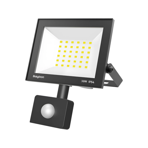 Reflektor LED 30W 3300lm 6500K IP54 sa senzorom crni BRAYTRON BT66-23031