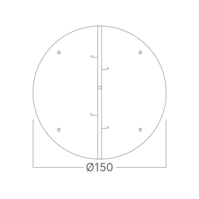 Poklopac za ventilacijski otvor 6 150mm BRAYTRON BZ01-99992