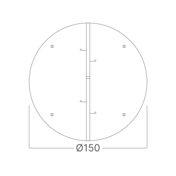 Poklopac za ventilacijski otvor 6 150mm BRAYTRON BZ01-99992